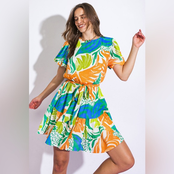 Flying Tomato | Anthropologie | Listen to the Music Woven Mini Dress M Medium - Picture 5 of 13